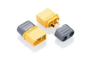 500 шт - Коннекторы AMASS XT60H Male AMS-XT60H-M2.G.Y-X500 фото
