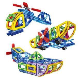 Конструктор Limo Toy магнітний LT5001 Транспорт Magnistar 96 деталей LT5001 фото