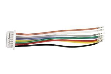 Кабель силиконовый Micro JST-SH F 8 pin - контакты JST-SH 8 pin (50 мм) AMS-QJL-DD-0320 фото