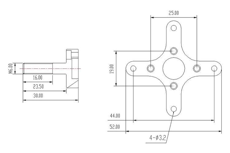 Двигун QX Motor QAA2814 600KV для авіамоделей та мультикоптерів QAA2814-600KV фото
