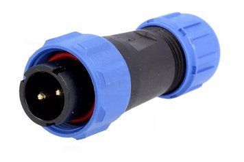 50 шт - Коннекторы WEIPU SP1310/P2 2pin папа IP68 AMS-WPU-SP1310-P2-X50 фото