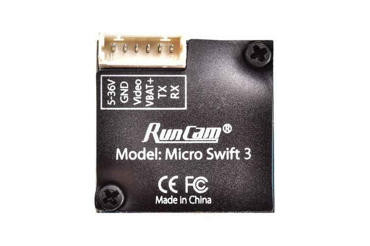 Камера FPV мікро RunCam Micro Swift 3 CCD 1/3" 4:3 (M12 2.3мм) RC-MICROSWIFT3-OR-L23 фото