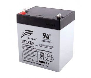 Акумулятор AGM RITAR RT1255, Gray Case, 12V 5.5 Ah (90 х 70 х 101 (107) ) Q10 RT1255 фото