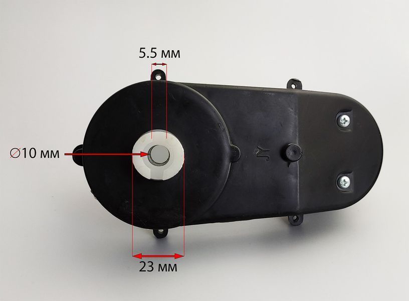 Рулевой редуктор детского электромобиля Bambi #2 24V RS390 RPM7500 вал 10 мм rr_2_24V_390_7500_10 фото