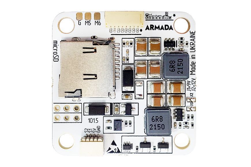 Полетный стек для FPV квадрокоптера ARMADA F405 V1 + 65A AM32 3 - 6S (комплект контроллер и регулятор) ARMADA-F405V1-AM3265A фото