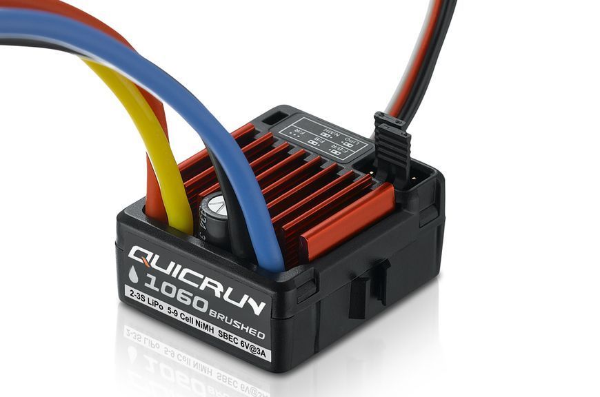Регулятор коллекторный HOBBYWING QUICRUN WP-1060 SBEC 60A для автомоделей HW30120201 фото