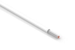 Провод тефлоновый QJ UL1332 22 AWG (белый), 1 метр AMS-QJ-1332-22W фото