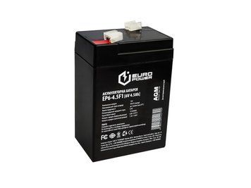 Акумуляторна батарея дитячого електромобіля EuroPower 6 V 4.5 Ah EP6-4.5F1 AGM 6453 фото