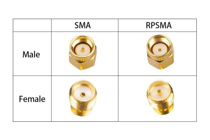 50 шт - Переходники для FPV и радиооборудования (RP-SMA M - RP-SMA M прямой) AMS-SMA-JJ-FF-X50 фото
