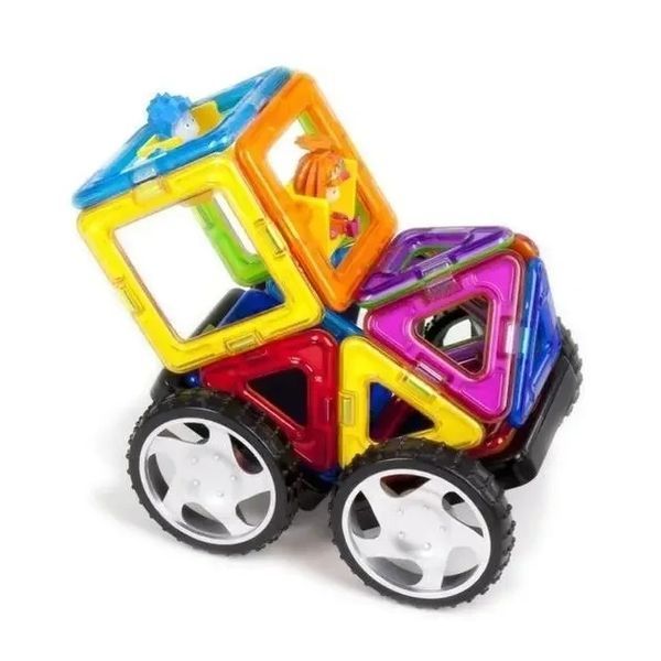 Магнітний 3D конструктор Limo Toy LT4001 "Атракціони: Колесо огляду", 92 деталі LT4001 фото