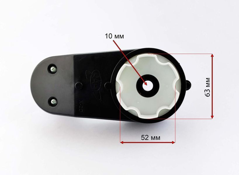 Рулевой редуктор детского электромобиля Bambi #1 12V RS380 RPM5500 вал 10 мм rr_1_12V_380_5500_10 фото