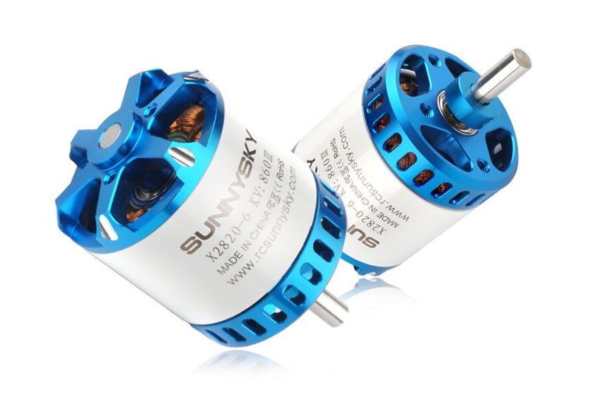 Мотор для літаків SunnySky X2820 V3 KV570 6S SSKY-V3-X2820-570 фото