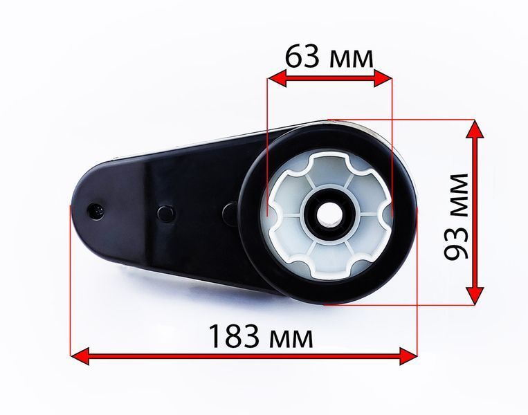 Редуктор дитячого електромобіля Bambi з мотором 550 класу 15000 RPM 12V tr_550_12_15000 фото