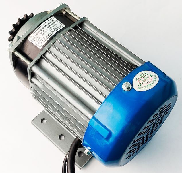 Електродвигун квадроцикла 48V 1000W з планетарним редуктором безколекторний 28A BLDC bm1418wzx-0475 фото