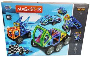Конструктор Limo Toy магнітний 3D Транспорт Magnetic Sheet 87 деталей LT3003 LT3003 фото