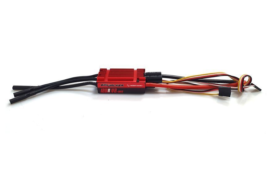 Регулятор ходу HOBBYWING SKYWALKER V2 120A 8S для авіамоделей HW30205450 фото