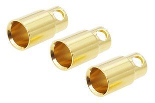 Коннекторы силовые AMASS PLUG 8.0MM Female 3шт AMS-GC8010-F3.G фото