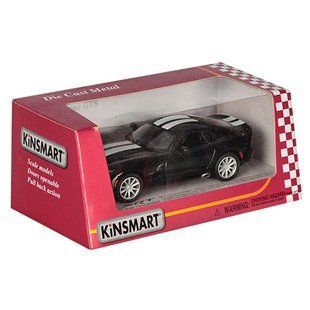 Железная машинка Kinsmart KT5363 инерционнаяя SRT Viper GTS черная 1:36 KT5363black фото
