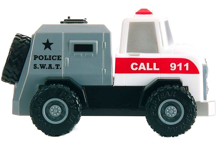 Конструктор для маленьких POPULAR Playthings Build-a-Truck Rescue рятувальні машинки (швидка, пожежна, поліція) PPT-60402 фото