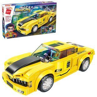 Конструктор Qman 14011 "Гоночний автомобіль Hornet Ver-7" MineCity Racing Car Series (189 деталей) 14011 фото