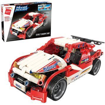 Конструктор Qman Гоночный автомобиль Scarlet Shadow Canis Model Power 257 деталей 6001 6001 фото